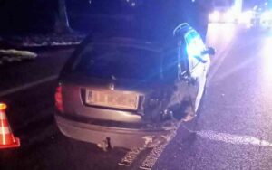 Zderzenie dwóch pojazdów na DK-12 w Struży – jedna osoba trafiła do szpitala